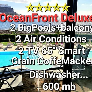 Oceanfront Deluxe 3 Cura-tauro-amadores, 2 Airconditioners, 2tv-65 Smart Apartment